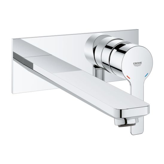 Set Waschtischarmatur Grohe Lineare 23444001, Verdecktes Wasserhahnelement Grohe Eurostyle 23571000