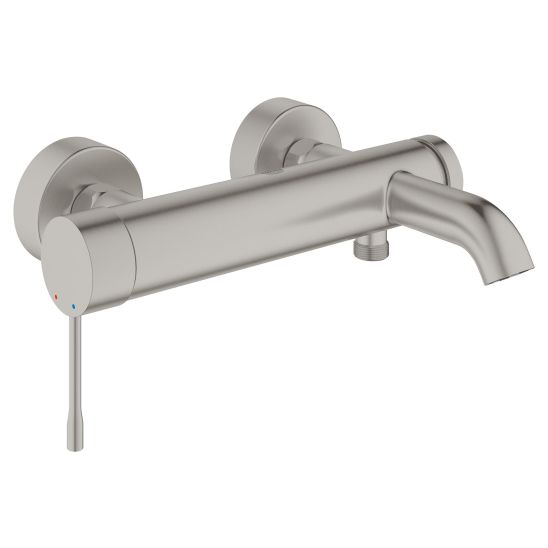 Set Badewannen- und Duscharmatur Grohe Essence 33624DC1, Handbrause Grohe Rainshower SmartActive 130 26574DC0, 27074DC0, 28362DC1