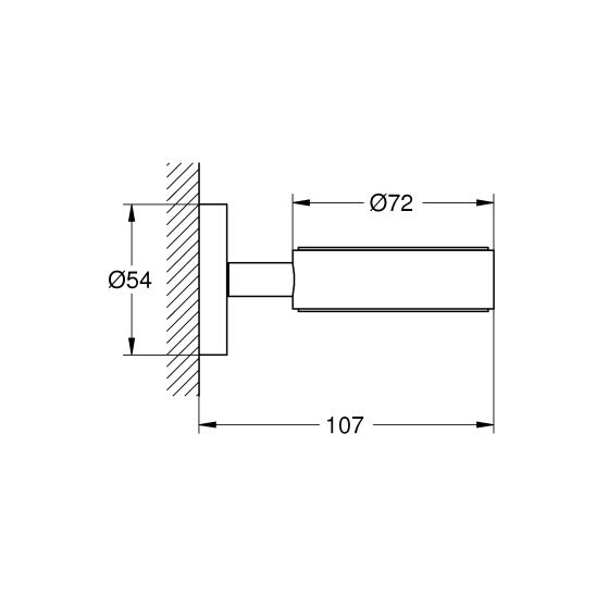 Set Betätigungsplatte Grohe Skate 38732A00, Klobürste Grohe Essentials 40374A01, 40367A01, 40369A01, 40365A01, 40394A01, 40364A01