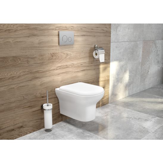 Set WC-Becken Oltens Gulfoss 42003000, Toilletensitz Oltens Gulfoss 45105000