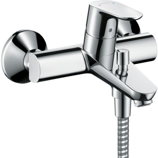 Set Badewannen- und Duscharmatur Hansgrohe Focus 31940000, Waschtischarmatur Hansgrohe Focus 31607000, 27592000