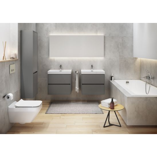 Set Kabinett Cersanit Crea S924-015, Waschbecken Cersanit Crea K114-005