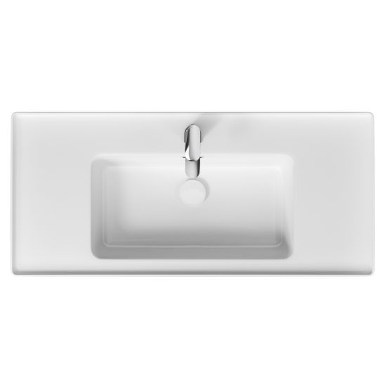 Set Kabinett Cersanit Crea S924-021, Waschbecken Cersanit Crea K114-018