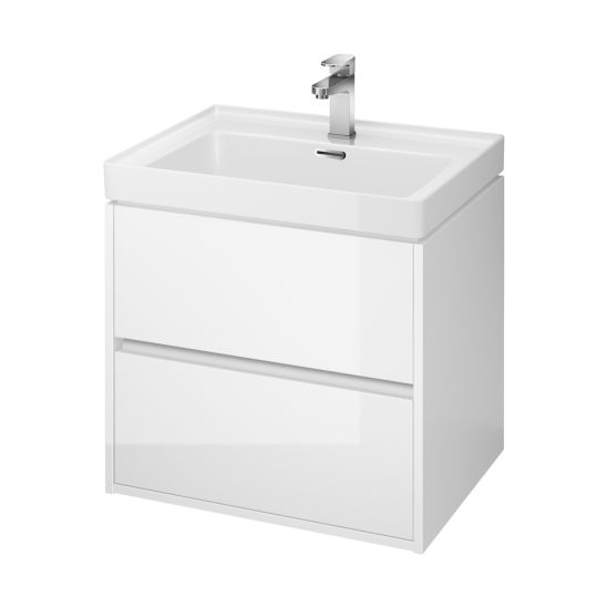 Set Kabinett Cersanit Crea S924-003, Waschbecken Cersanit Crea K114-006