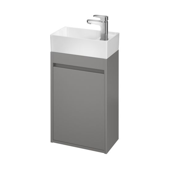 Set Kabinett Cersanit Crea S924-014, Waschbecken Cersanit Crea K114-004