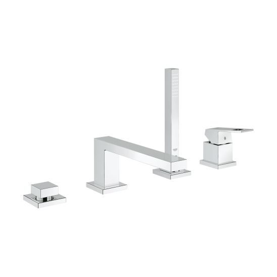 Set Badewannen- und Duscharmatur Grohe Eurocube 19897001, Element für den Badewanneneinbau Grohe Veris 29037000