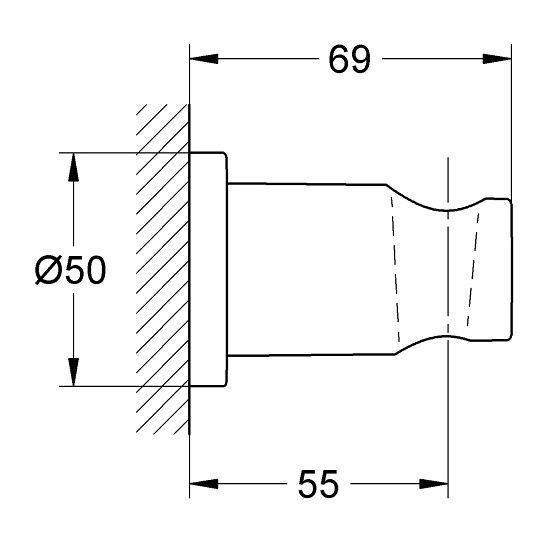 Set Kopfbrause mit Arm Grohe Rainshower 26066AL0, Badewannen- und Duscharmatur Grohe Grohtherm SmartControl 29119AL0, 26574AL0, 27057AL0, 27074AL0, 28362A01