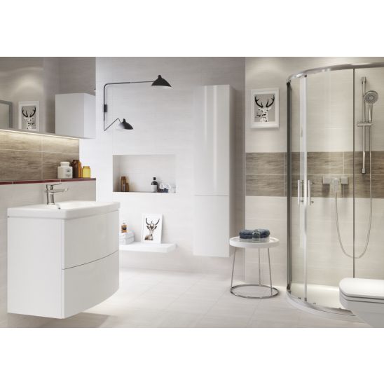 Satz badewannen- und Duscharmatur Cersanit Mille S951-006, waschbeckenhahn Cersanit Mille S951-045, S951-022