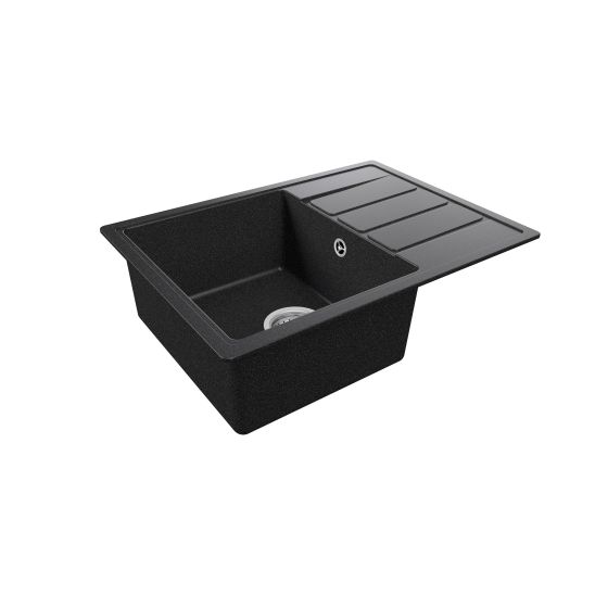 Set Granitspüle Teka Comfor TQ 115350000, Küchenarmatur Teka Uni 116030071