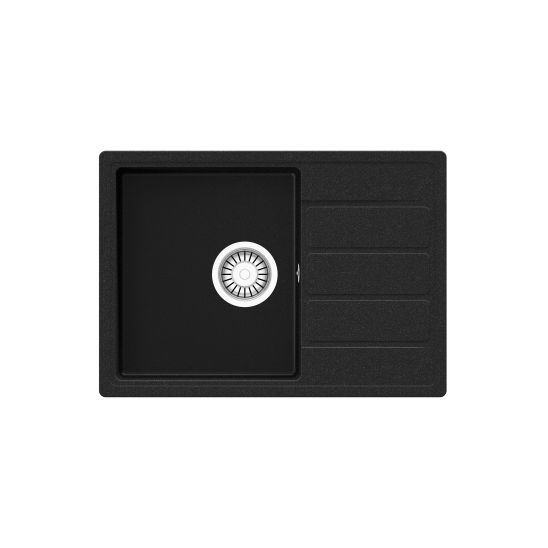 Set Granitspüle Teka Comfor TQ 115350000, Küchenarmatur Teka Uni 116030071