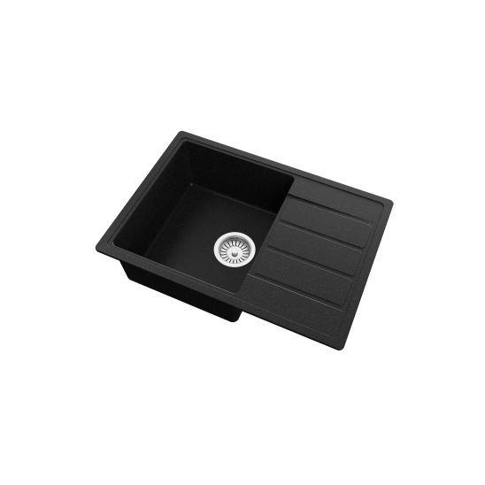 Set Granitspüle Teka Comfor TQ 115350000, Küchenarmatur Teka Uni 116030071