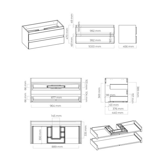 Set Kabinett Oltens Vernal 60004000, Kabinett Oltens Vernal 60003000, 63010000, 60021000