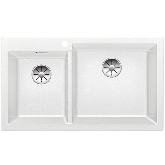 Set Granitspüle Blanco Pleon 9 523061, Küchenarmatur Blanco Fontas II 523134