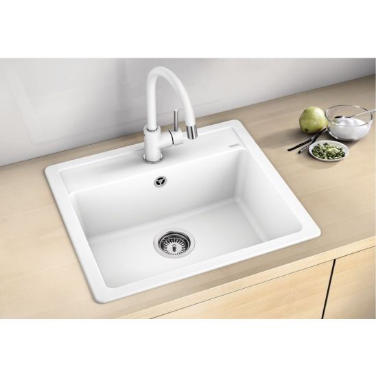 Set Granitspüle Blanco Legra 6 523334, Küchenarmatur Blanco Mida 519418