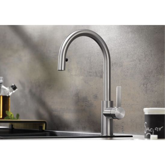 Set Küchenarmatur Blanco Candor-S 523121, Flüssigkeitsspender Blanco Lato 525809