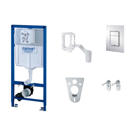 Set Unterputzrahmen Grohe Rapid SL 38827000, WC-Becken Oltens Jog 42501000, 45101000