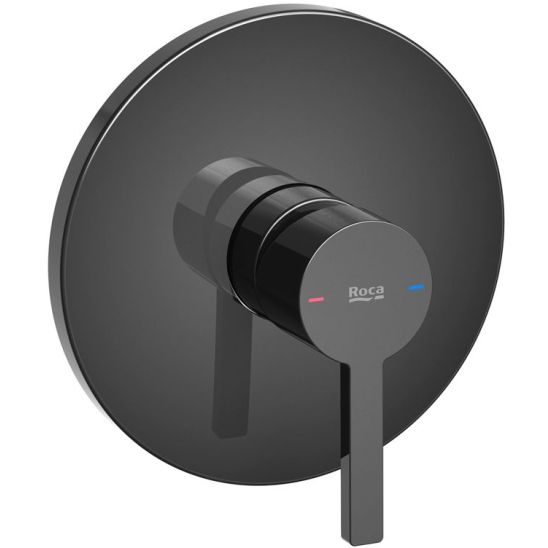 Set Kopfbrause Roca Rainsense A5B3950CN0, Duschbatterie Roca Naia Black A5A2B96CN0, A525869403, A5B0250CN0