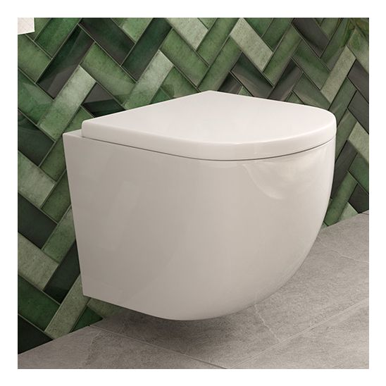 Set WC-Becken Oltens Hamnes 42513000, Unterputzrahmen Tece Base 9400407, 9240407, 45109000