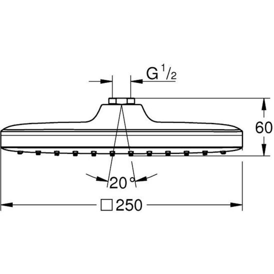 Set Badewannen- und Duscharmatur Grohe Eurocube 24062000, Kopfbrause Grohe Vitalio Comfort 26695000, 26405000, 35600000, 27851000