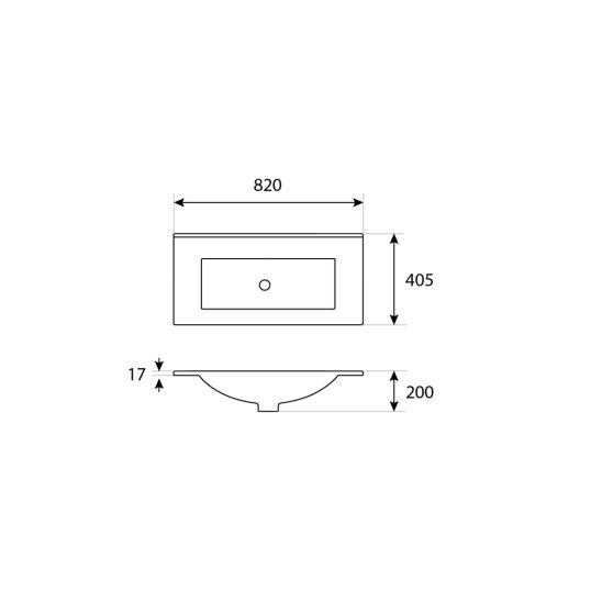 Set Ein Schrank aus einem Badezimmerset LaVita Floryda 5908211488127, Waschbecken LaVita Floryda 5908211485034