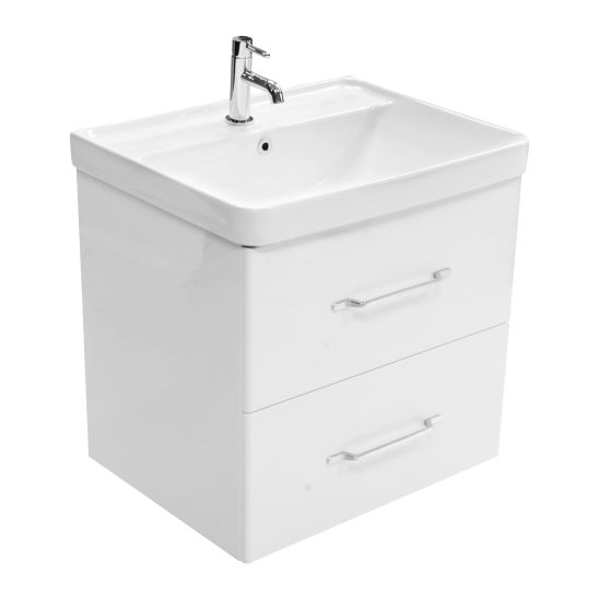 Set Ein Schrank aus einem Badezimmerset LaVita Nevada 5900378309239, Waschbecken LaVita Nevada 5908211406084