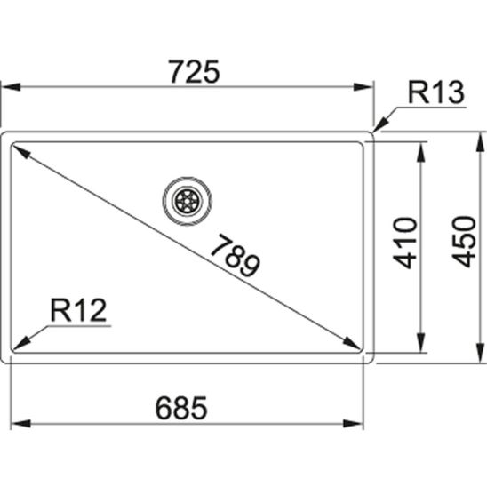 Set Stahlspüle Franke Box 127.0453.658, Küchenarmatur Franke Lina 115.0693.229