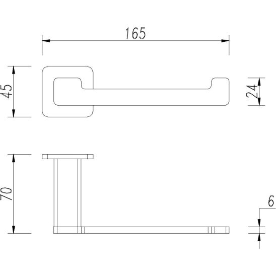 Set Waschtischarmatur Omnires Slide SL7710GR, Klobürste Omnires Nelson NL80620GR, NL80510GR, NL80115GR