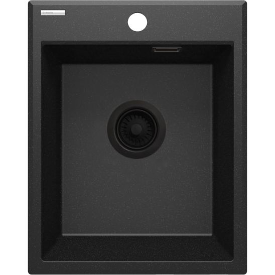 Set Granitspüle Deante Eridan ZQE_G104, Küchenarmatur Deante Neo Luno BOC_N72M