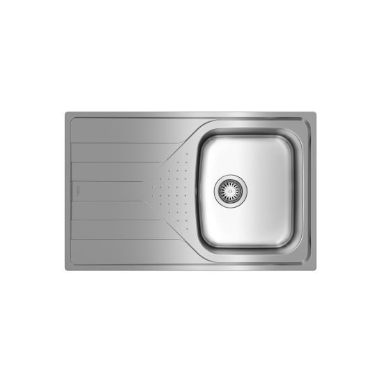 Set Stahlspüle mit Siphon Teka Universe 115110011, Küchenarmatur Teka IN 469781200