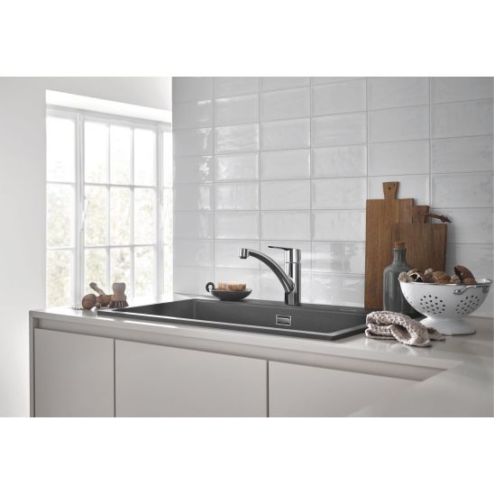 Set Granitspüle Grohe K400 31639AP0, Küchenarmatur Grohe Start 30530002