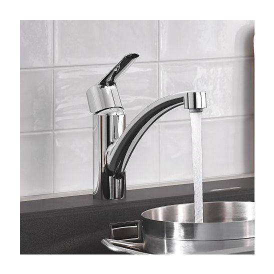 Set Edelstahlspüle Grohe K700 31574SD1, Küchenarmatur Grohe Start 30530002