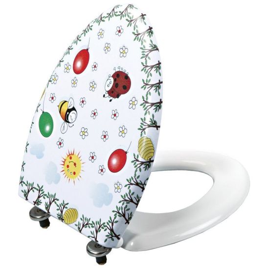 Set Kompakte Toilettenschüssel Creavit Kid CK310.11CB00E.FF00, Universaltank Creavit Kid CK400.00CB00E.FF00, KC0802.01.1, IT1025