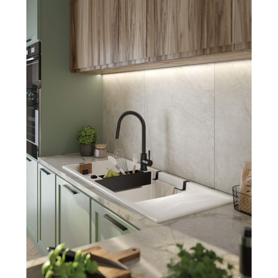 Set Granitspüle Deante Andante ZQN_N113, Küchenarmatur Deante Lima BBMN72M, ZXY_N972