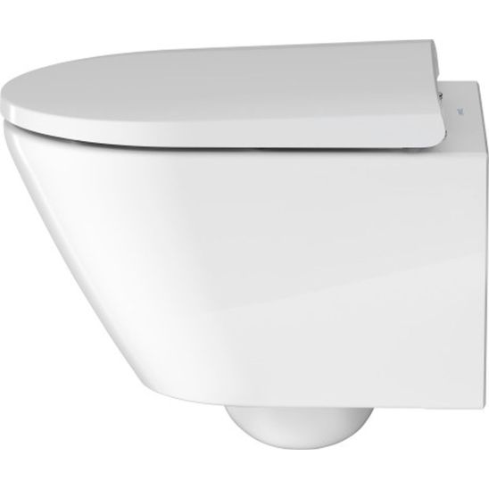 Set WC-Becken mit Absenkautomatik-Sitz Duravit D-Neo 45880900A1, Unterputzrahmen Duravit DuraSystem WD1011000000, WD5001031000