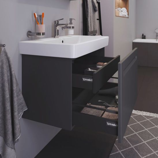 Set Badschrank Duravit No. 1 N14383049490000, Waschbecken Duravit No. 1 23758000002