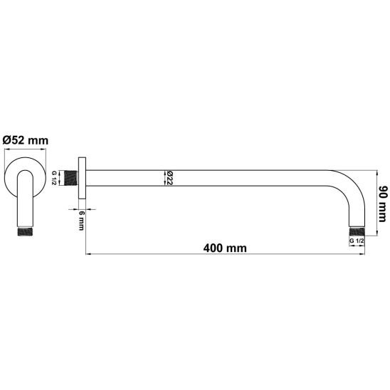 Set Badewannen- und Duscharmatur Hagser Ulva HGR60000034, Kopfbrause Hagser Ella HGR13000037, HGR14000037, HGR11000037, HGR80000037, HGR15000037