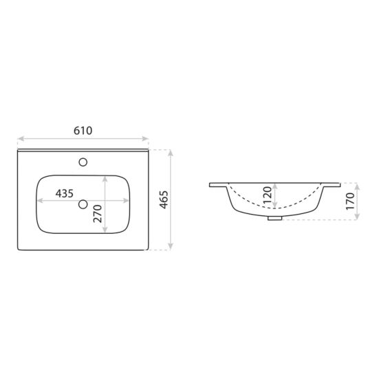 Set Kabinett LaVita Kolorado 5900378324706, Waschbecken LaVita Minnesota 5908211416182