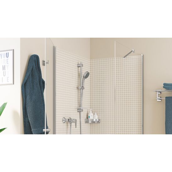 Set Duschset Grohe Vitalio Start System 26680001, Duschbatterie Grohe Start Edge 24197001