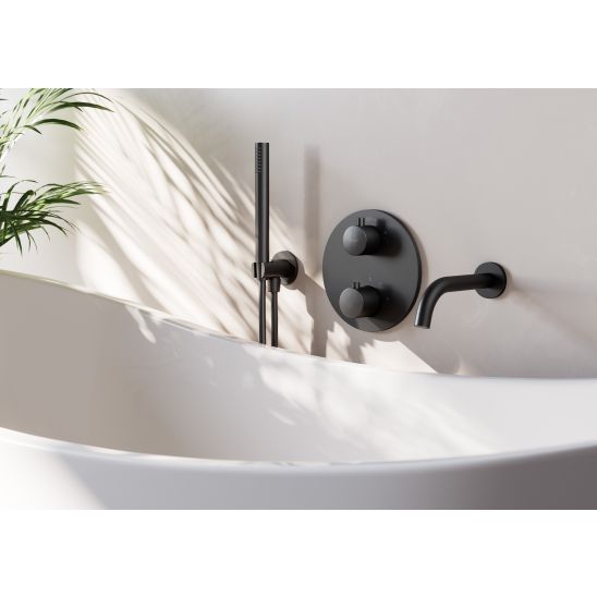Set Badewannen- und Duscharmatur Cersanit Zen S951-567, Duschset Cersanit Inverto S951-709, S951-554