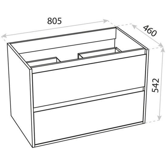 Set Kabinett LaVita Minnesota 5900378324409, Waschbecken LaVita Kolorado 5908211416212