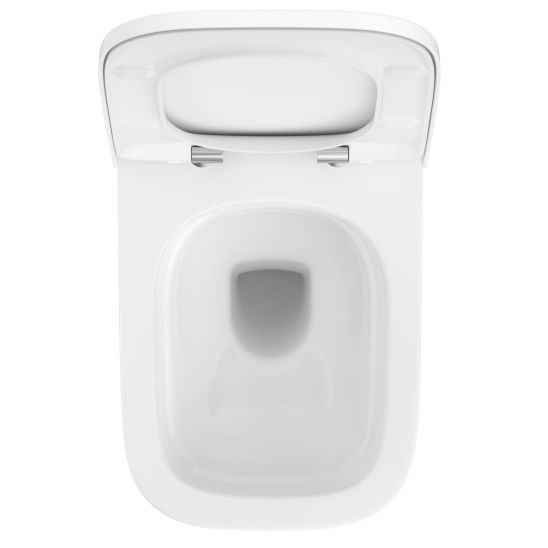 Set WC-Becken Geberit Smyle 500.379.01.1, Unterputzrahmen Geberit Duofix 111.170.00.2, 500.240.01.1