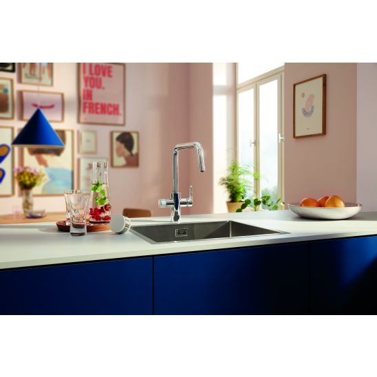 Set Untertischfilter Grohe Blue 40875000, Wasserhahn mit Wasserfilter Grohe Blue 30595000