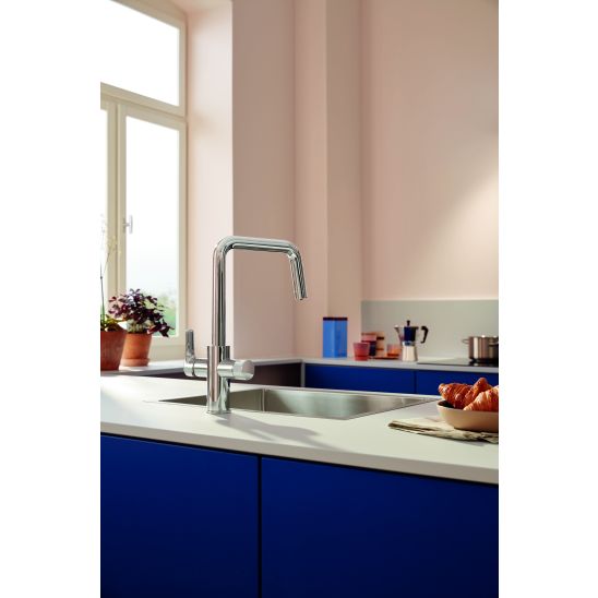 Set Untertischfilter Grohe Blue 40875000, Wasserhahn mit Wasserfilter Grohe Blue 30595000