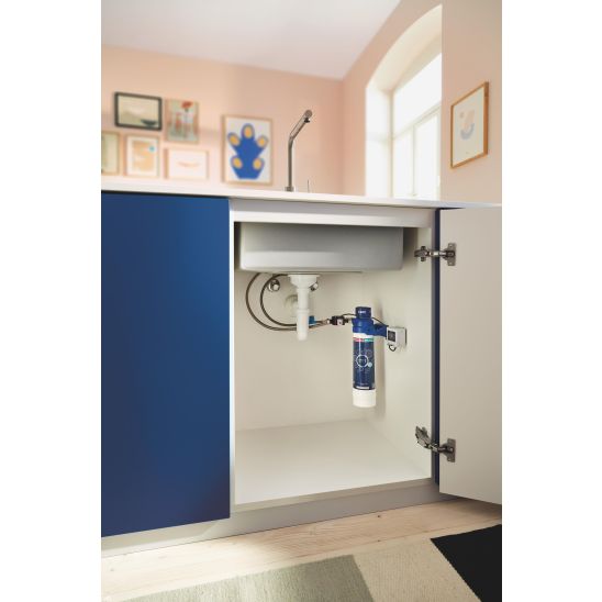 Set Wasserhahn mit Wasserfilter Grohe Blue 30601DC0, Untertischfilter Grohe Blue 40875000