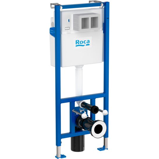 Set WC-Becken Roca Hebe A34H138000, Unterputzrahmen Roca Duplo Nova A890020020, A890220200