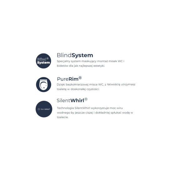 Set WC-Becken Oltens Hamnes 42024000, Toilletensitz Oltens Hamnes 45113000