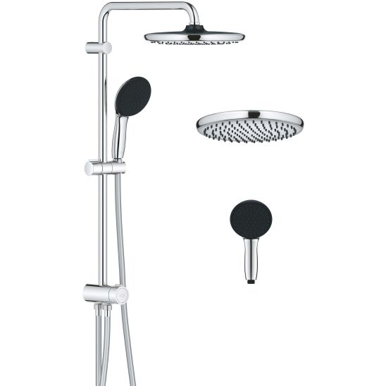 Set Duschset Grohe Vitalio Start System 26680001, Duschbatterie Grohe Start Edge 24197001