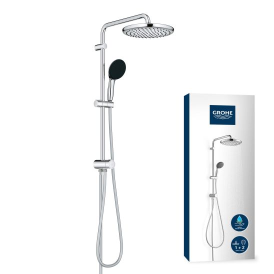 Set Duschset Grohe Vitalio Start System 26680001, Duschbatterie Grohe Start Edge 24197001