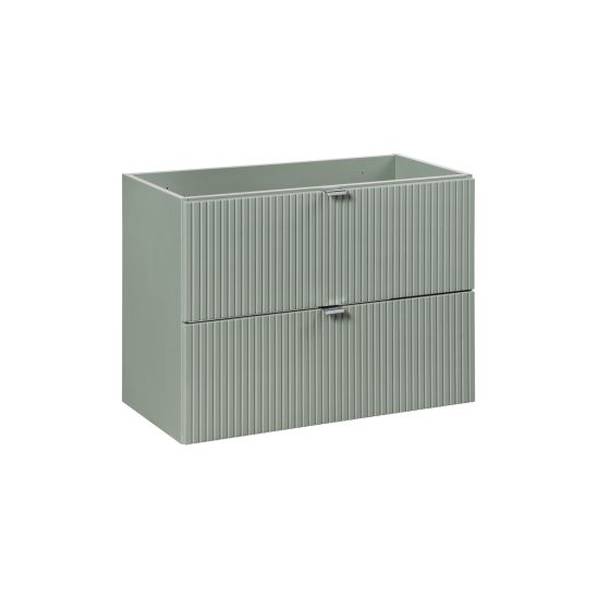 Set Kabinett Comad Line Reed Green LINE REED GREEN D 82-80-2S, Arbeitsplatte Comad Nova Oak NOVA OAK A 89-80