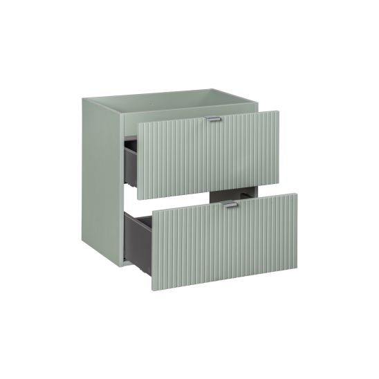 Set Kabinett Comad Line Reed Green LINE REED GREEN D 82-60-2S, Arbeitsplatte Comad Nova Oak NOVA OAK A 89-60